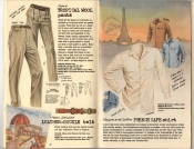 Banana Republic Summer 1985 Update #24 Tropical Wool Pants, Leather Buckle Belt, Cafe Shirt