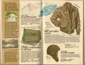 Banana Republic Spring 1987 Aviator's Scarf,  Israeli Paratrooper Briefcase, Army Air Corps Jacket, Flight Helmet