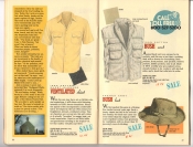 Banana Republic Catalog 37 Fall 1988 Ventilated Shirt, Bush Vest, French Army Bush Hat