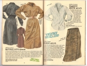 Banana Republic #25, Fall 1985 Naturalist's Dress, Classic White Shirt, Suede Skirt