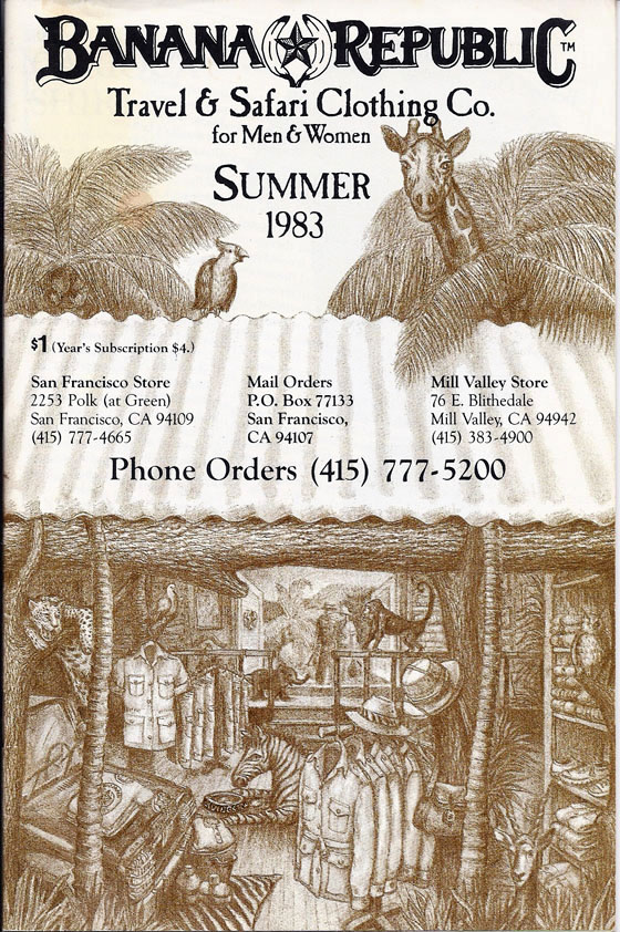 Banana Republic Summer 1983 Catalog by Kevin Sarkki