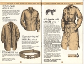 Banana Republic Catalog No. 16 Holiday 1983 Dutch Army Shirt, Sahara Smock, Regiment Belt, Safari Dress