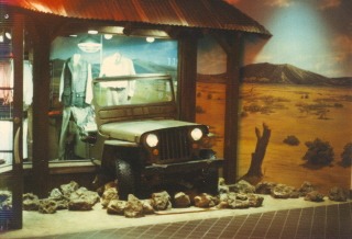 Banana Republic Store with Jeep