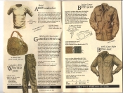 Banana Republic #20 Fall 1984 British Army Undershirt, Canadian Winter Pants, Gamekeeper's Bag, Bush Jacket, Bush Shirt