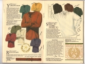 Banana Republic Catalog #34 Holiday 1987 Yukon Shirt, Ranch belt, Old English Wildlife Engraving t-shirts