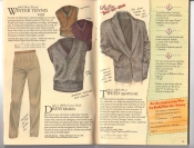 Banana Republic Catalog #34 Holiday 1987 Winter Tennis Vest, Dress Khakis, Tweed Sportcoat