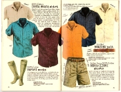 Banana Republic #27 Spring 1986 Costa Brava Shirt, Safari Socks, Braided Belt, Bersaglieri Shorts