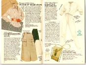Banana Republic #27 Spring 1986 Prince of Wales Shirt, Correspondent's Skirt, All-Night Flightsuit, Document Bag