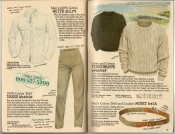 Banana Republic Spring 1987 Men's White Shirt, Dress Khakis, Fisherman's Sweater, Money Belt