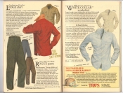 Banana Republic Catalog #34 Holiday 1987 Lodge Shirt, Rogue Pants, White-Collar Shirt