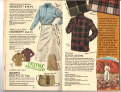Banana Republic #25, Fall 1985 Serengeti Shirt, Serengeti Skirt, Essential Bag, Lodge Jacket