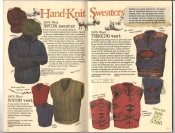 Banana Republic #26 Fall 1986 Roving Sweater, Roving Vest, Trekking Sweater