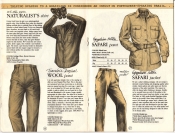 Banana Republic Catalog #15 Fall 1983 Naturalist\'s Shirt, Traveller\'s Wool Pants, Safari Jacket, Safari Pants