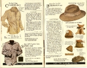Banana Republic #21 Christmas 1984 Chamois Shirt, Safari Shirt, Australian Fur Felt Bushman's Hat