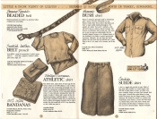 Banana Republic Catalog No. 16 Holiday 1983 BR Beaded Belt, Swedish Leather Belt Pouch, Bandanas, Women's Bush Shirt, Suede Skirt