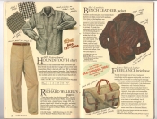 Banana Republic Catalog #34 Holiday 1987 Houndstooth Shirt, Richard Walker's Pants, Bench Leather Jacket, Freelance Briefcase