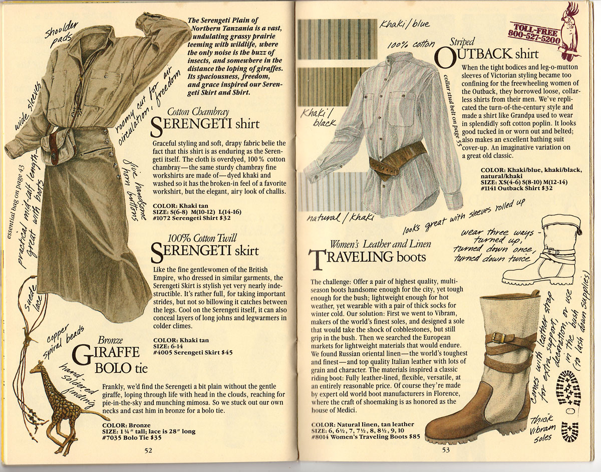 Banana Republic Catalog #22: Spring 1985