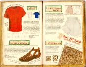 Banana Republic Catalog #35 Cotton Jersey, Roman Sandals, Copacabana Shorts, Jaguar Scarf