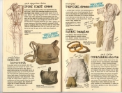 Banana Republic Summer 1985 Update #24 Ivory Coast Dress, Swedish Haversack, Ventilated Tropical Dress, Wooden Safari Bangles, Copacabana Shorts