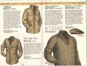 Banana Republic Catalog #15 Fall 1983 Field Jacket, Petty Officer\'s Wool Shirt, Artist\'s Sweater, British Beret