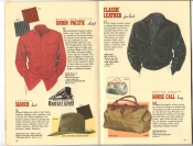 Banana Republic Catalog 37 Fall 1988 Union Pacific Shirt, Slouch Hat, Classic Leather Jacket, House Call Bag
