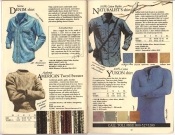 Banana Republic #20 Fall 1984 Sierra denim Shirt, American Tweed Sweater, Naturalist's Shirt, Yukon Shirt