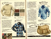 Banana Republic #21 Christmas Indoor-Outdoor Sweater, Portuguese Plaid Flannel Shirt, White Collar Work Shirt, English Sportsman's Bag