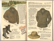 Banana Republic Catalog #34 Holiday 1987 Rainbuffer Jacket, Crew Socks, Portmanteau Jacket, Town and Bush Hat