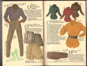 Banana Republic  Catalog #33 Fall 1987 Women's Outback Pants, Women's Outback Shorts, Coleroon Shirt, Hip Belt