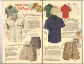 Banana Republic Catalog #34 Holiday 1987 Ventilated Shirt, Expedition Shorts, Costa Brava Shirt, Walkabout Shorts