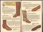 Banana Republic  Catalog #33 Fall 1987 Pedestrienne Boots, Victorian Boots, Traveling Shoes, Traveling Boots, Moccasins,