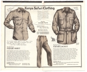 Banana Republic Catalog No.10 Holiday 1982 Safari Shirt, Safari Pants, Safari Jacket