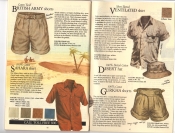 Banana Republic Fall UPDATE 1984  British Army Shorts, Sahara Shirt, Ventilated Shirt, Desert Hat, Gurkha Shorts