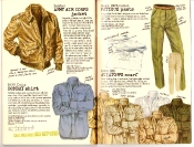 Banana Republic #27 Spring 1986 Army Air Corps Jacket, Bombay Shirt, Fatigue Pants, Aviator's Scarf