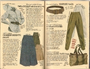 Banana Republic Summer 1986 No. 28 Two-Collar Shirt, Corresondent's Shirt, Contour Belt, Side-Butoned Chinos, Legal Size Tote Bag