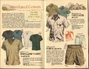 Banana Republic Summer 1986 No. 28 Ventilated Shirt, Ventilated V-Neck Shirt, Gurkha Shorts