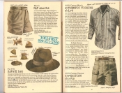 Banana Republic #25, Fall 1985 RAF Shorts, Fur Felt Safari Hat, Ticking Shirt, Expedition Shorts