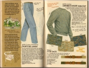 Banana Republic Spring 1987 Tropical Pants, Jute Belt, Impressionist Sweater