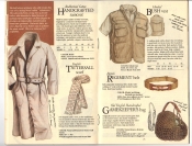 Banana Republic Fall UPDATE 1984 Handcrafted Raincoat, Tattersall Scarf, Hooded Bush Vest, British Regiment Belt, Gamekeeper's Bag