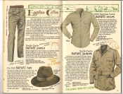 Banana Republic #26 Fall 1986 Safari Pants, Fur Felt Safari Hat, Safari Shirt, Safari Jacket