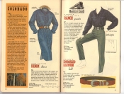 Banana Republic Catalog 37 Fall 1988 Denim Dress, Ranch Pants, Embossed Leather Belt