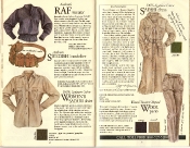Banana Republic #21 Christmas 1984 RAF Sweater, Swedish Bandolier, Women's Safari Shirt, Safari Dress, Traveler's Tropical Wool Pants
