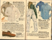 Banana Republic Summer 1986 No. 28 Expedition Shirt, Running Bottom Shoes, Sierra Denim Shirt, Jungle Fatigues