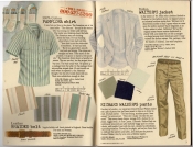 Banana Republic Spring 1987 Pamplona shirt, Italian Waiter's Jacket, Richard Walker's pants, Leather Braided Belt