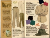 Banana Republic Spring 1987  Men's Fatigue Pants, Bombay Shirt, Town and Bush Hat