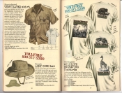 Banana Republic #25, Fall 1985 Ventilated Shirt, French Army Bush Hat, Old English Wildlife Engraving T-Shirts