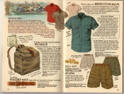 Banana Republic Summer 1987 No. 32  Rucksack, Braided Belt, Short Sleeved Expedition Shirt, Expedition Shorts