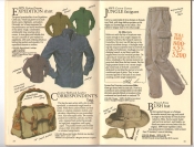 Banana Republic  Catalog #33 Fall 1987 Expedition Shirt, Correspondent's Bag, Jungle Fatigues, French Army Bush Hat