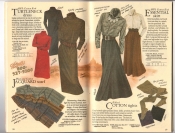 Banana Republic Catalog #34 Holiday 1987 Turtleneck Dress, Jocquard Scarf, Essential Skirt, Ribbed Tights