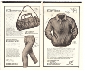 Banana Republic Catalog No.10 Holiday 1982 Globetrotter Bag, Rugby Shirt, Rugby Pants
